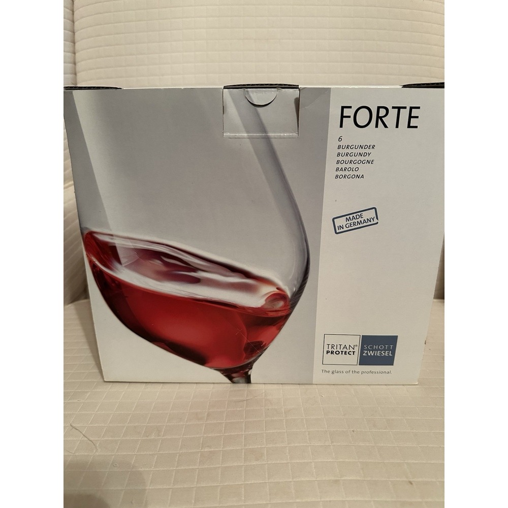 Schott Zwiesel Tritan Crystal Red Burgundy Wine Glasses 6 8.75" 13.7oz Germany